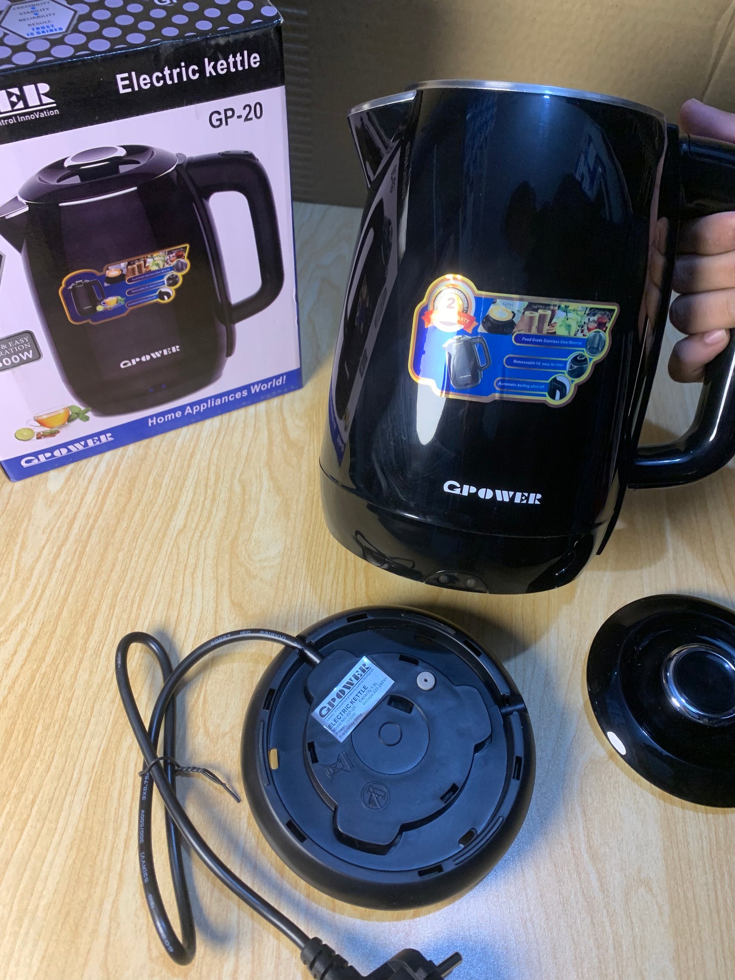 G POWER Electric Kettle 1.8 liters