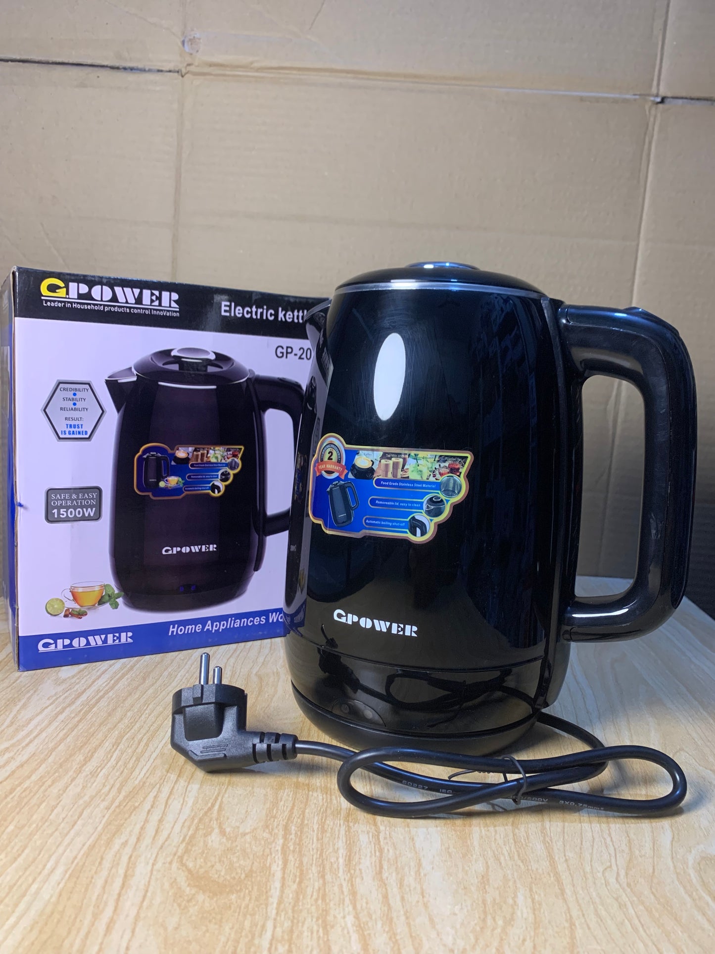 G POWER Electric Kettle 1.8 liters